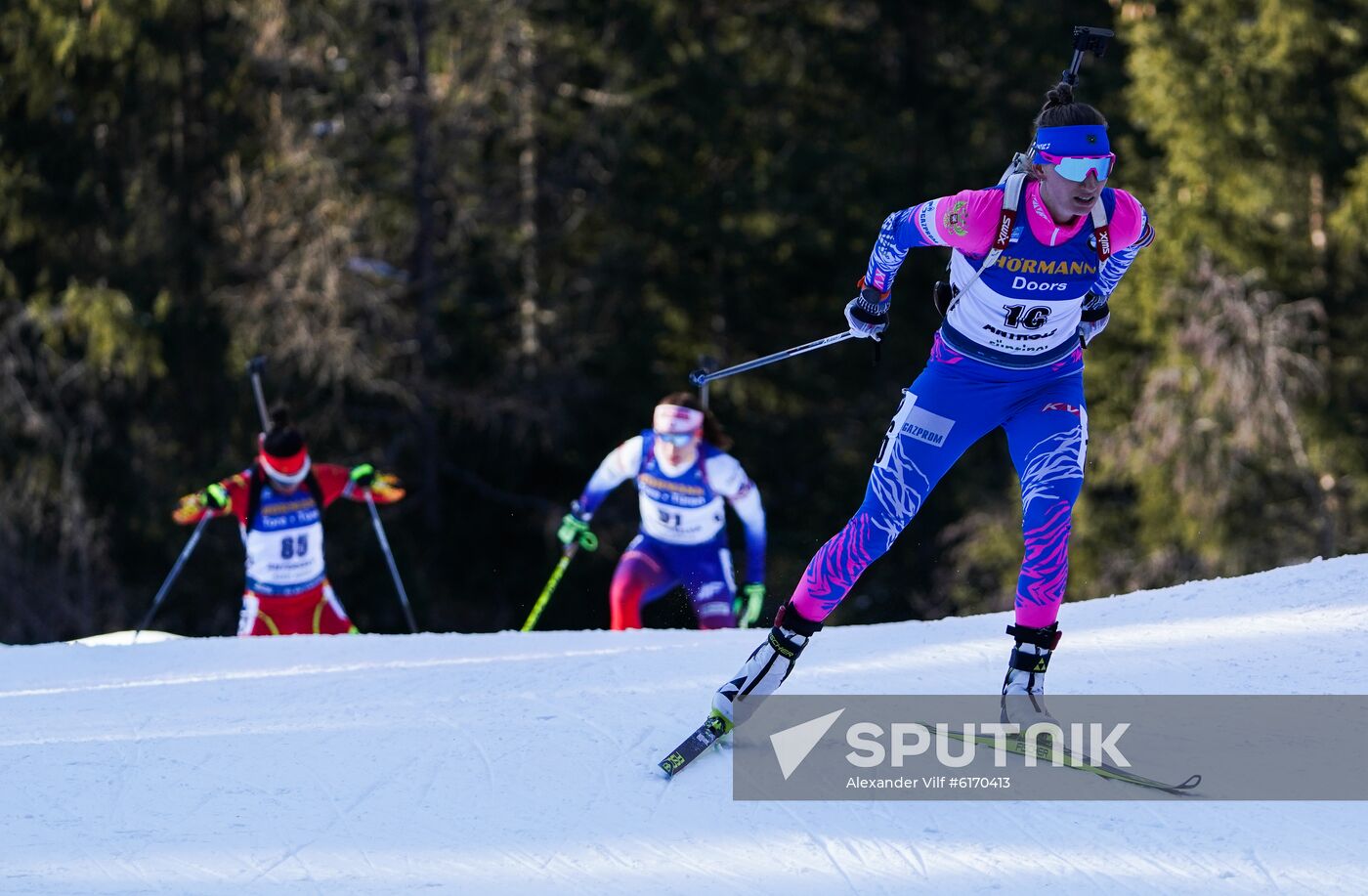 Italy Biathlon Worlds Women Individual