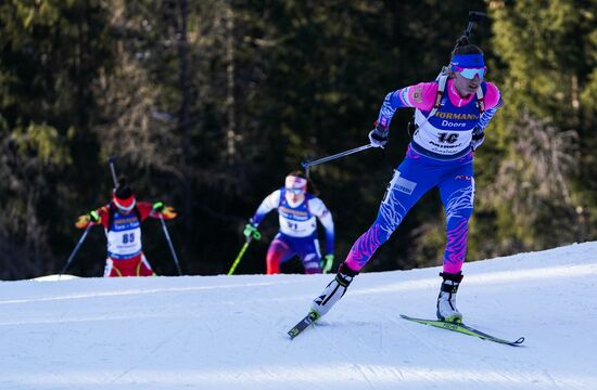 Italy Biathlon Worlds Women Individual