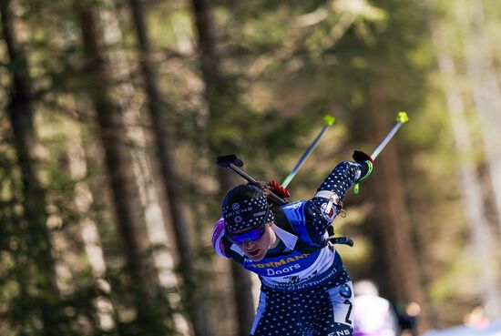 Italy Biathlon Worlds Women Individual