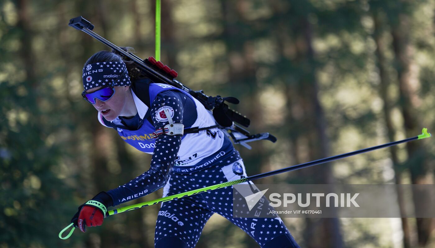 Italy Biathlon Worlds Women Individual