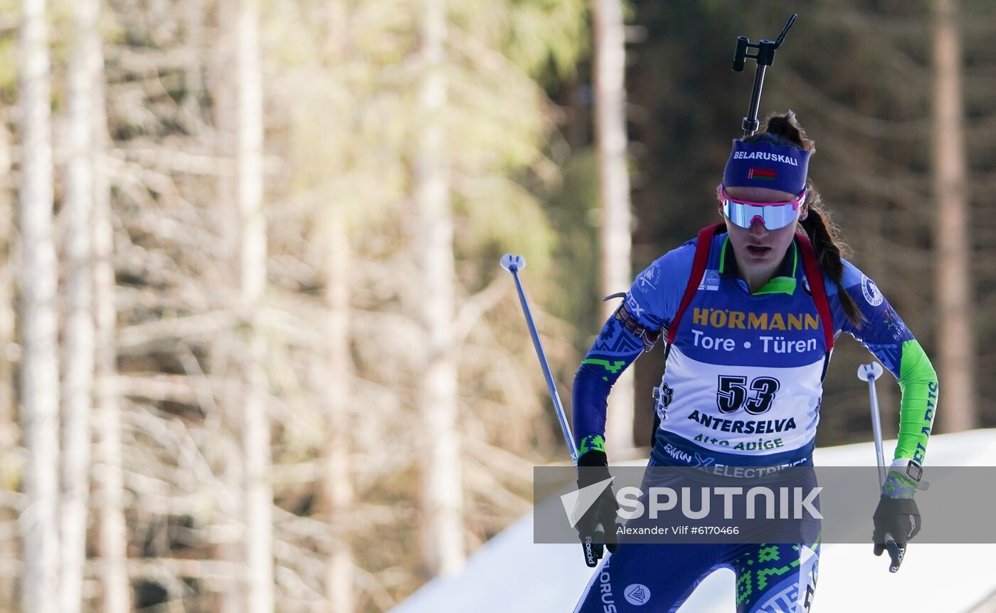 Italy Biathlon Worlds Women Individual