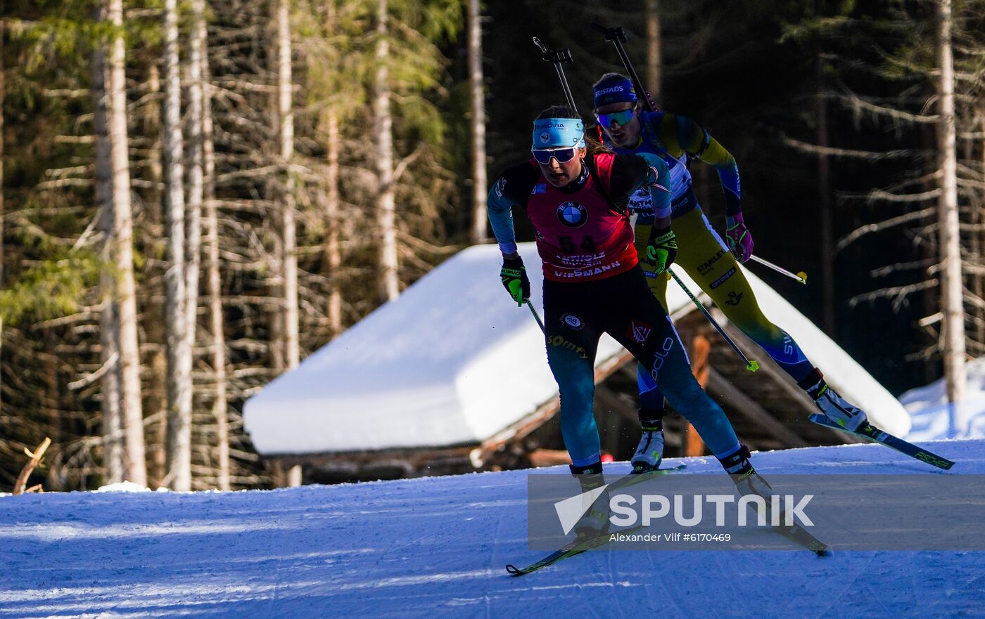 Italy Biathlon Worlds Women Individual