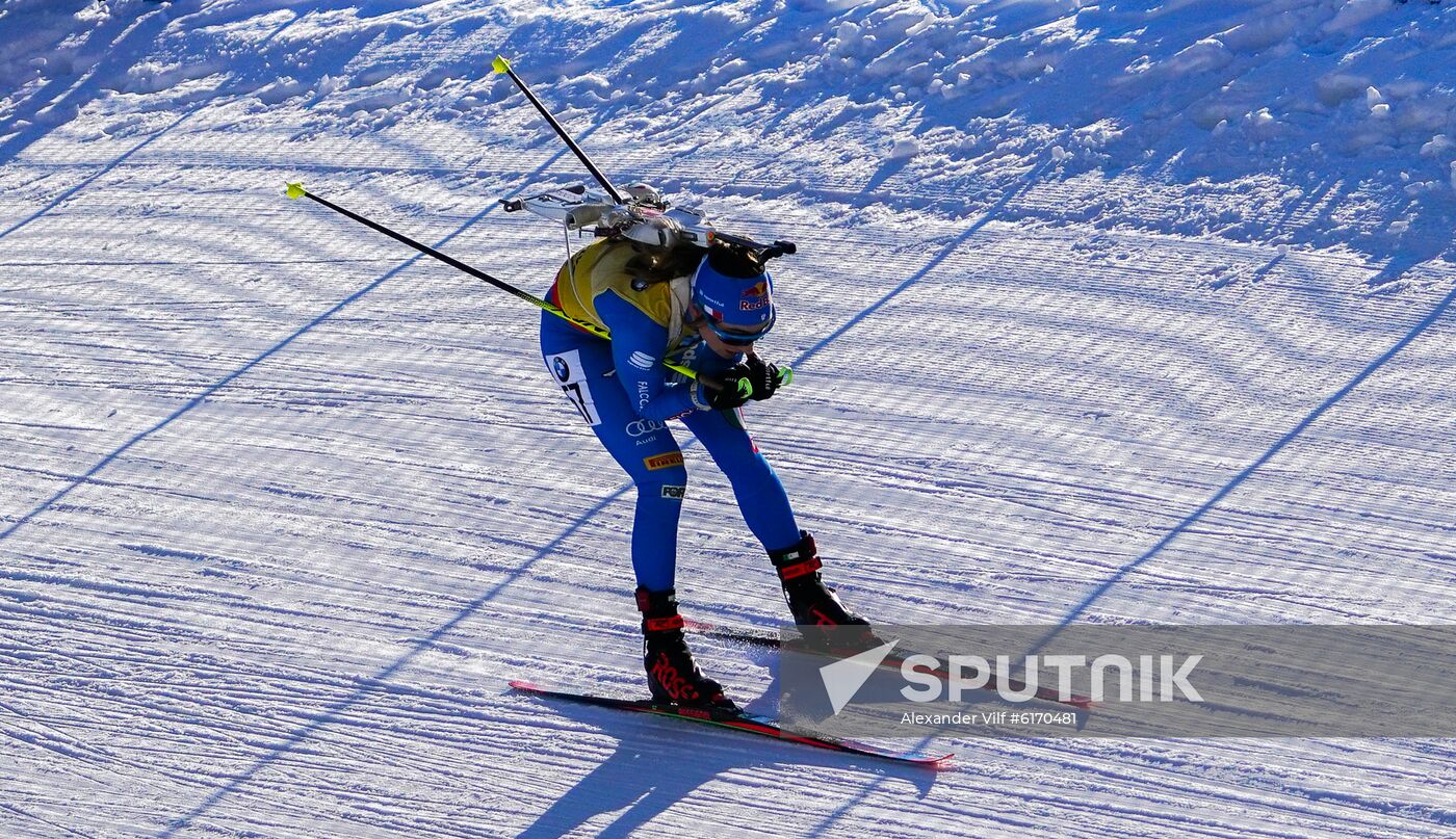 Italy Biathlon Worlds Women Individual