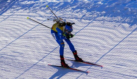 Italy Biathlon Worlds Women Individual