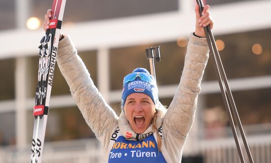 Italy Biathlon Worlds Women Individual Race