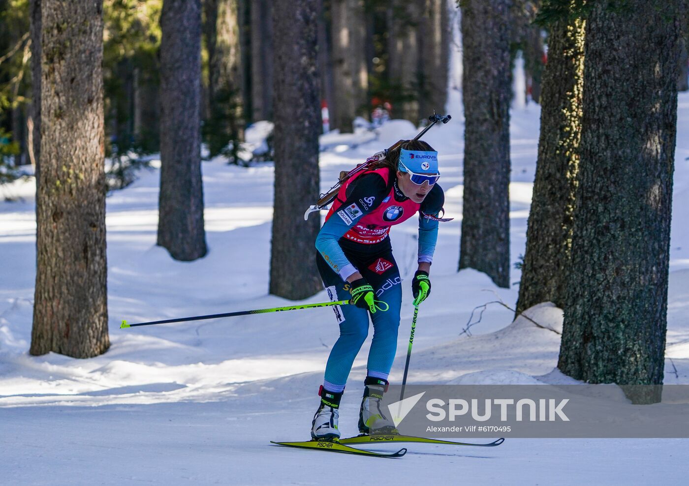 Italy Biathlon Worlds Women Individual