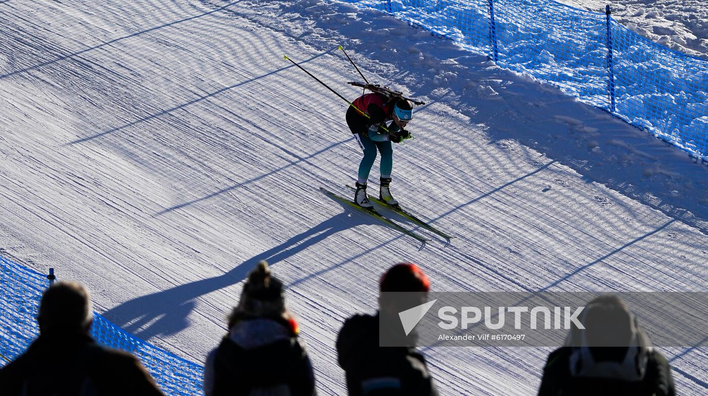 Italy Biathlon Worlds Women Individual