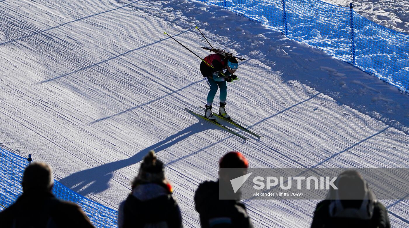 Italy Biathlon Worlds Women Individual