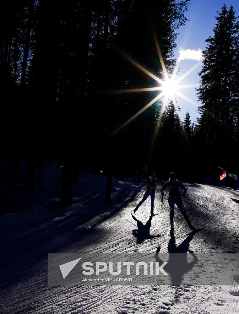 Italy Biathlon Worlds Women Individual