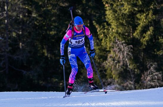 Italy Biathlon Worlds Women Individual