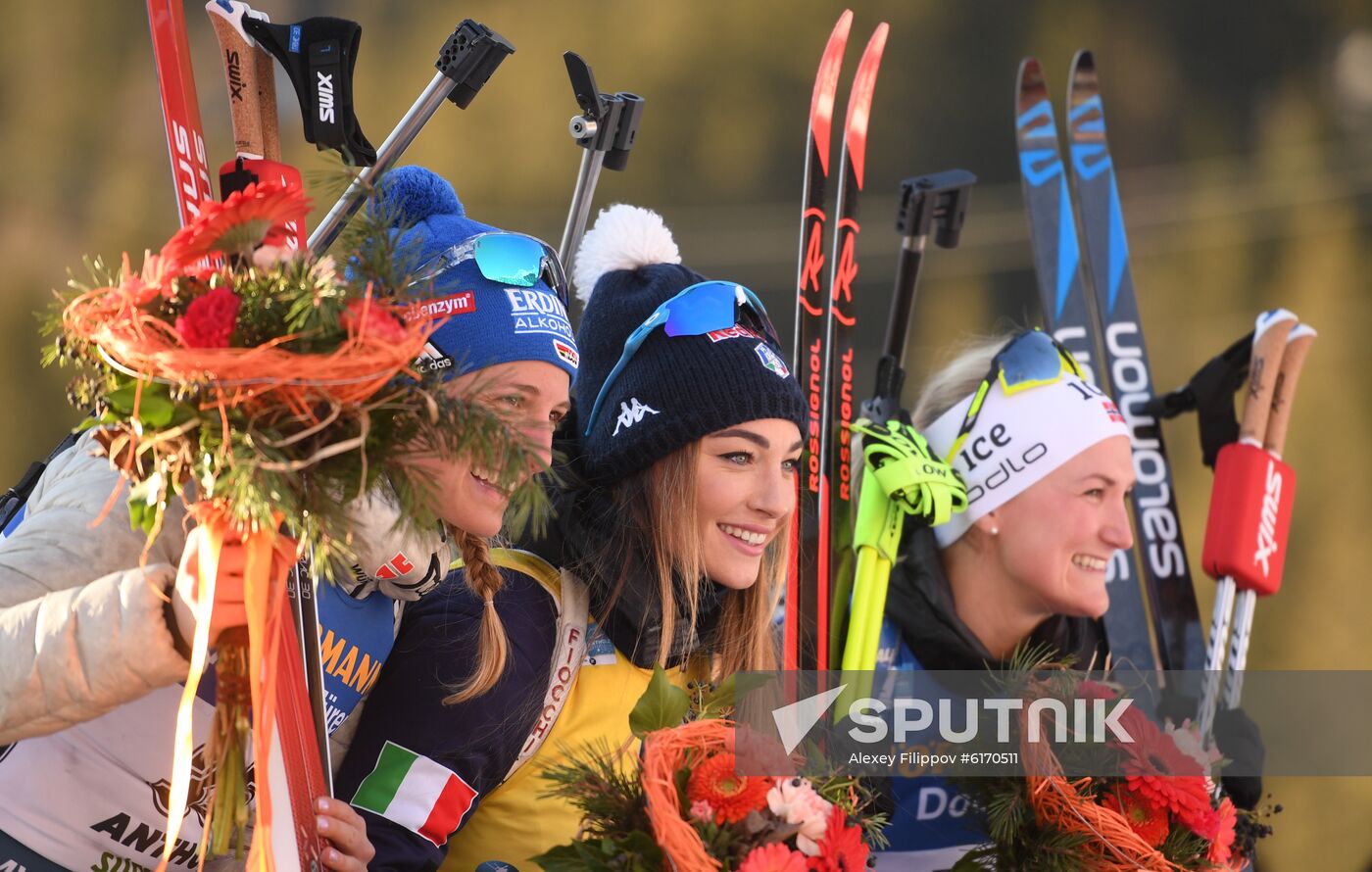 Italy Biathlon Worlds Women Individual Race