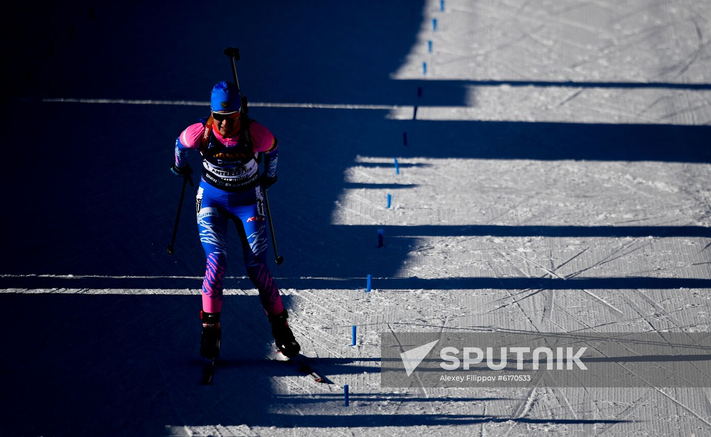 Italy Biathlon Worlds Women Individual Race