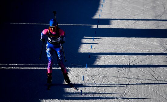 Italy Biathlon Worlds Women Individual Race