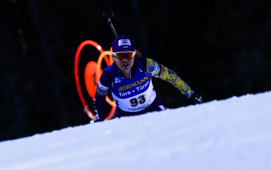 Italy Biathlon Worlds Women Individual