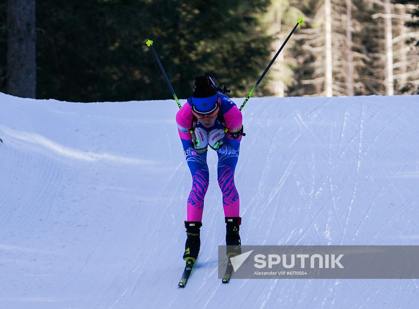 Italy Biathlon Worlds Women Individual