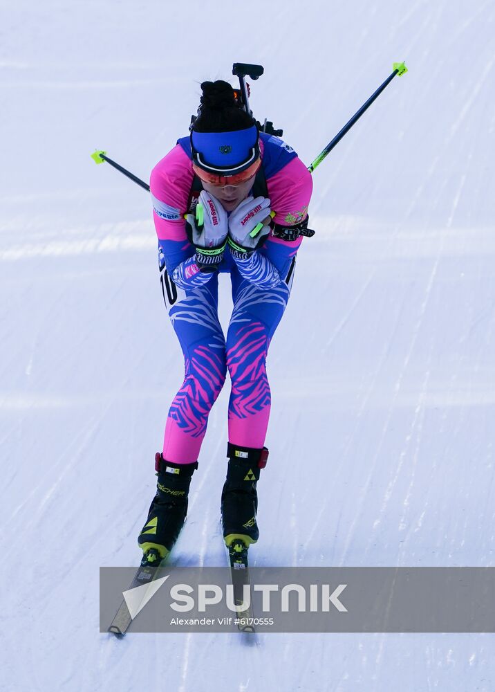 Italy Biathlon Worlds Women Individual