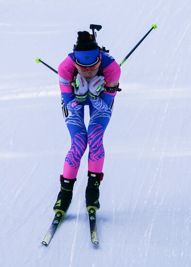 Italy Biathlon Worlds Women Individual