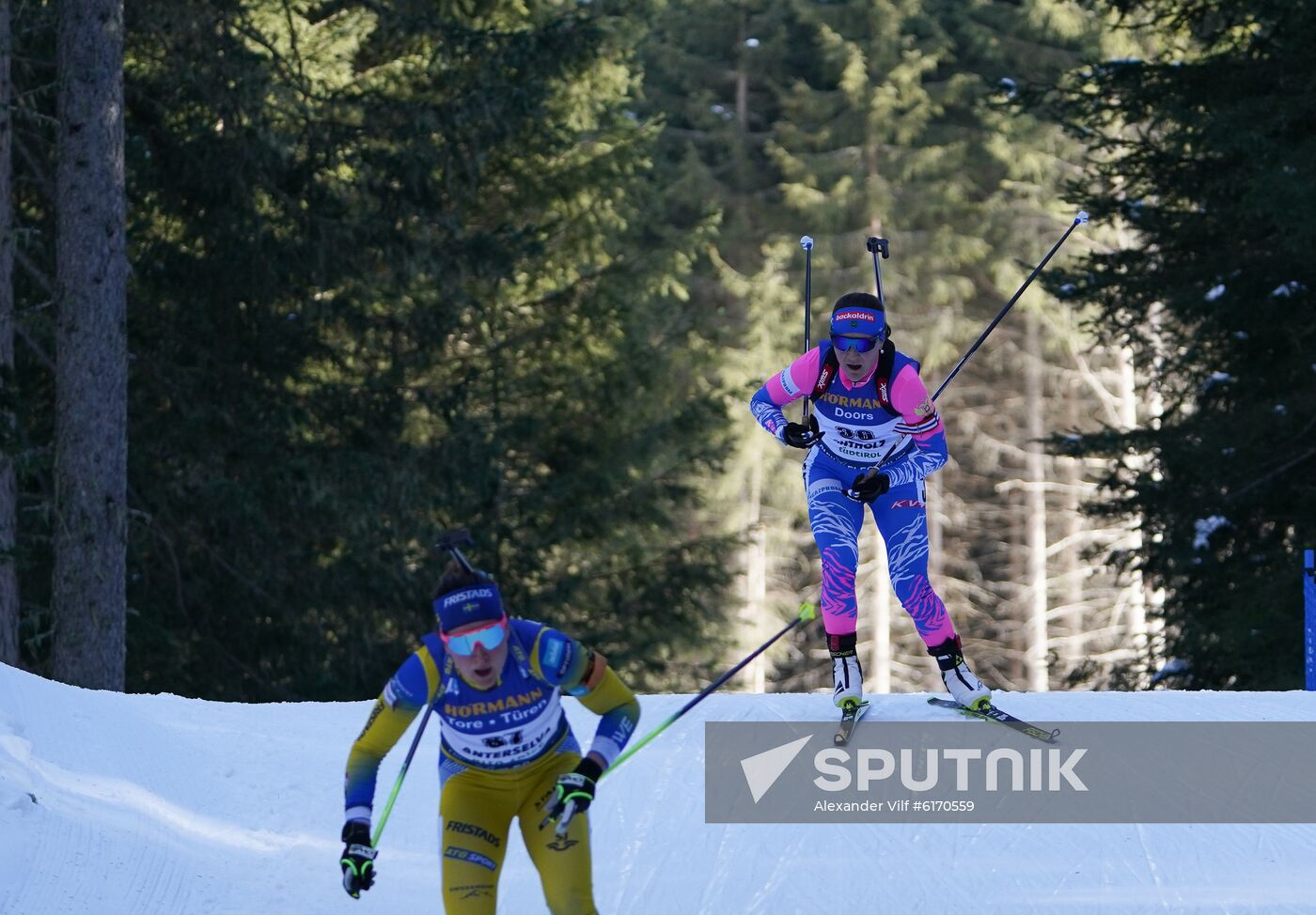 Italy Biathlon Worlds Women Individual