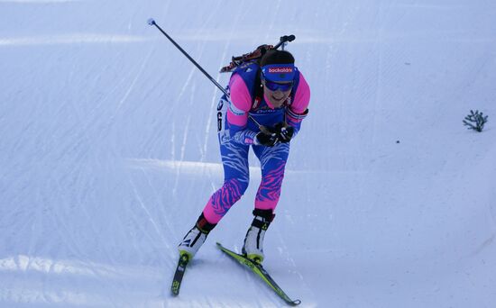 Italy Biathlon Worlds Women Individual