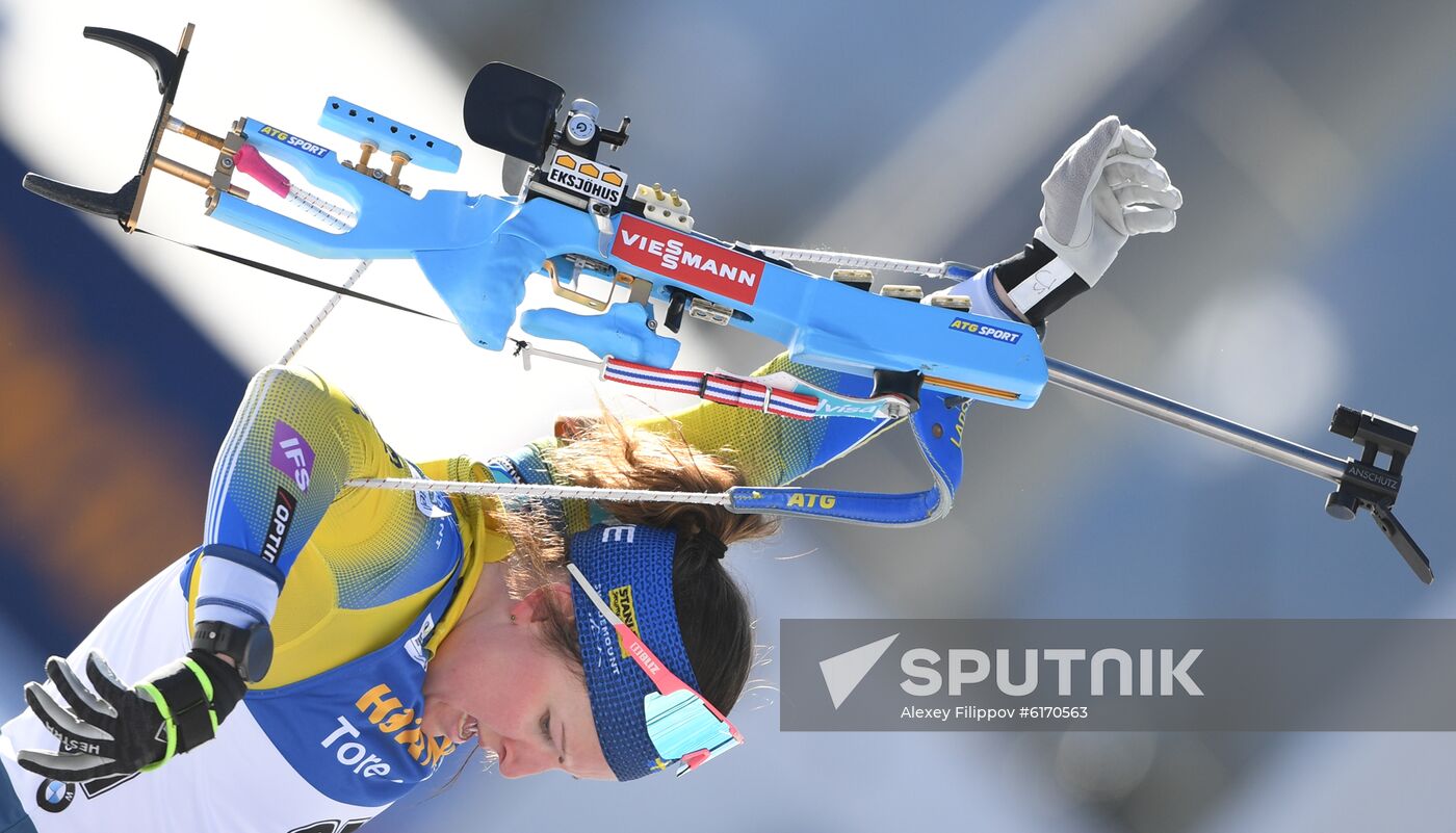 Italy Biathlon Worlds Women Individual Race