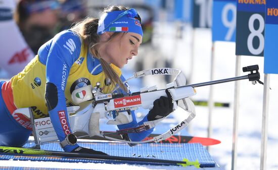 Italy Biathlon Worlds Women Individual Race