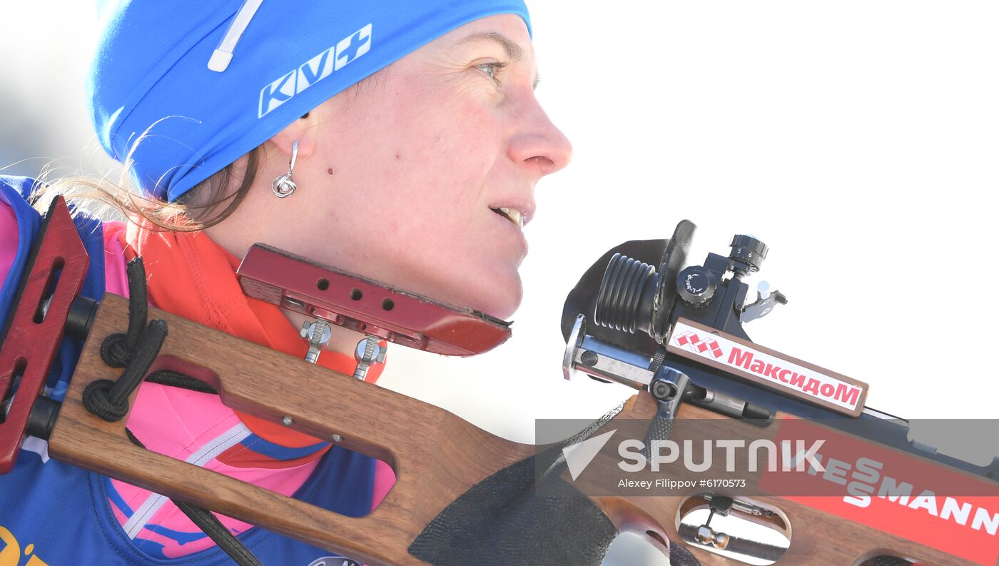 Italy Biathlon Worlds Women Individual Race