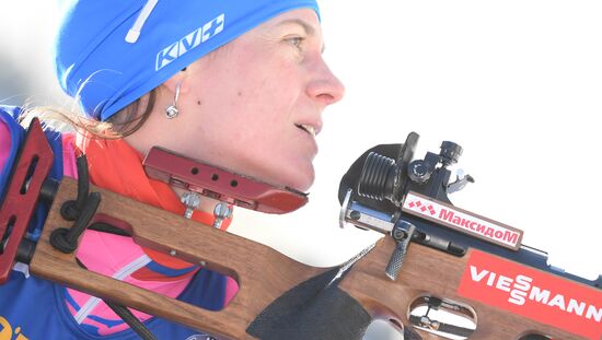 Italy Biathlon Worlds Women Individual Race