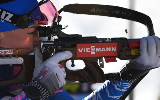 Italy Biathlon Worlds Women Individual Race