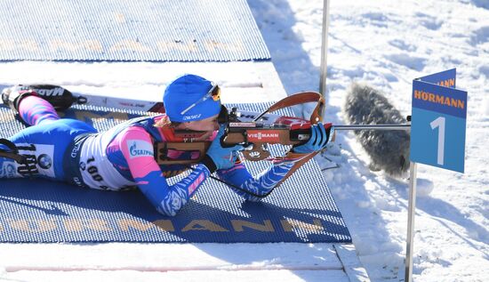 Italy Biathlon Worlds Women Individual Race