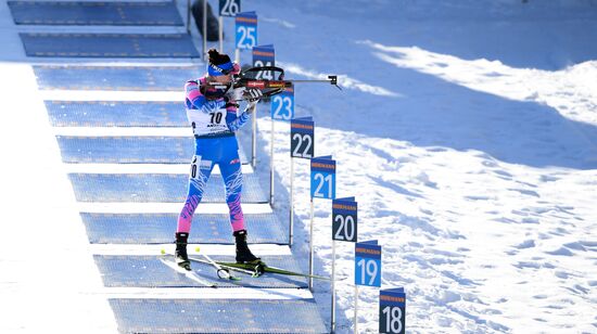 Italy Biathlon Worlds Women Individual Race