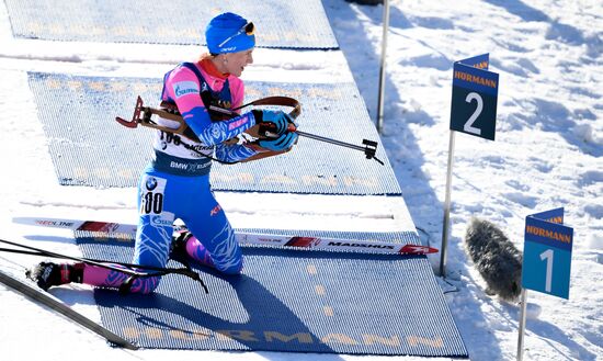 Italy Biathlon Worlds Women Individual Race