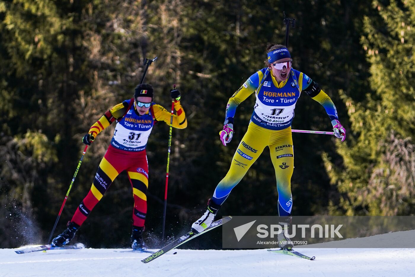 Italy Biathlon Worlds Women Individual