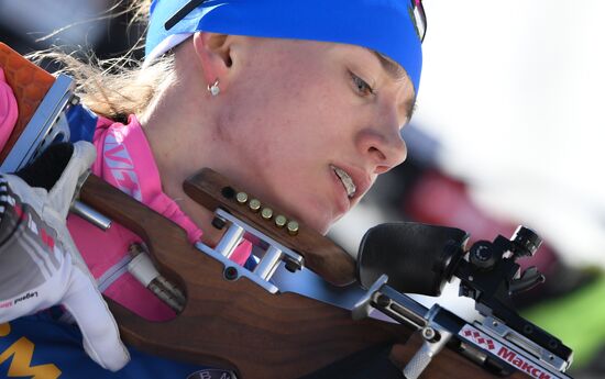 Italy Biathlon Worlds Women Individual Race
