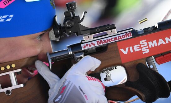 Italy Biathlon Worlds Women Individual Race