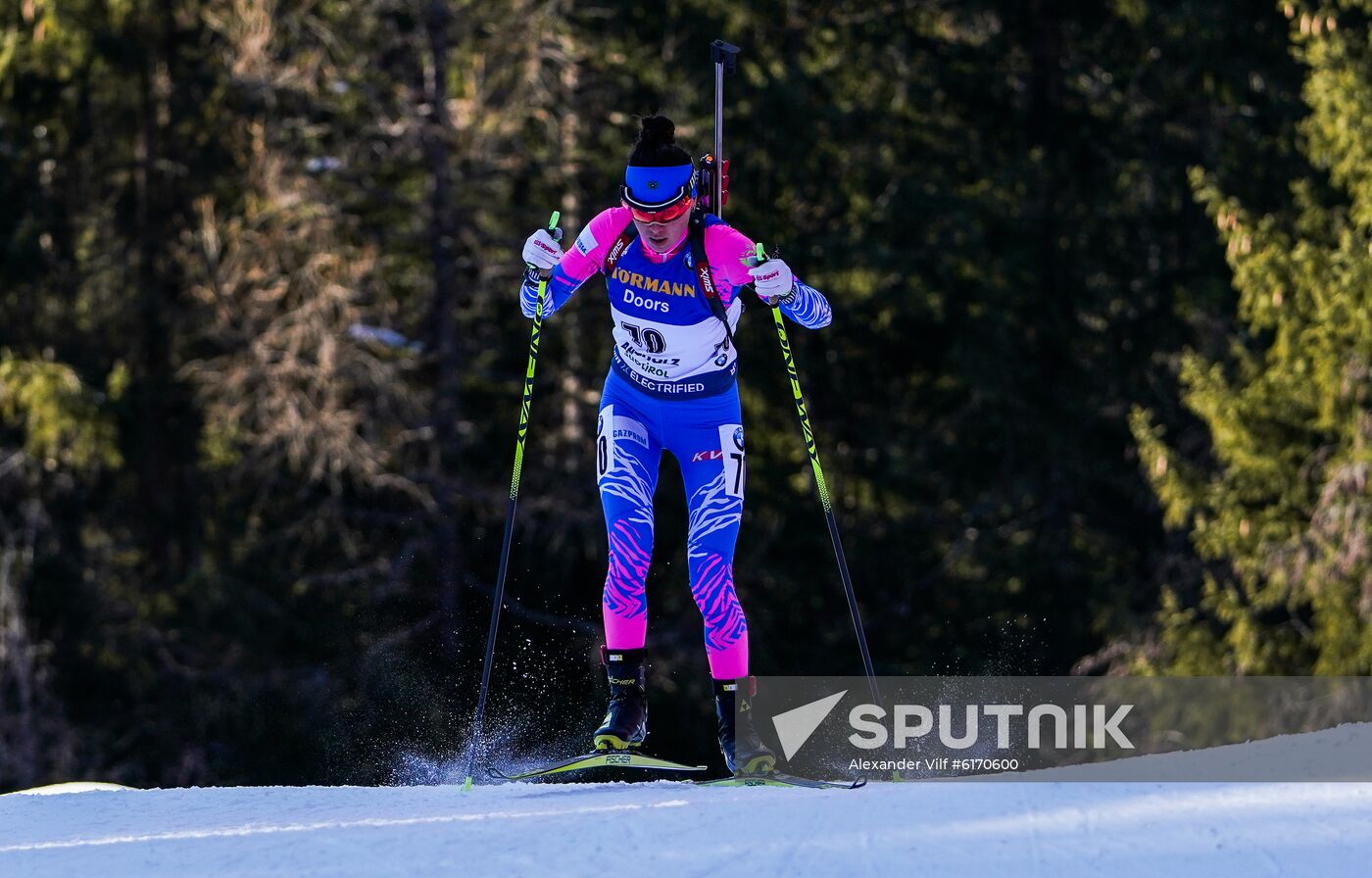 Italy Biathlon Worlds Women Individual