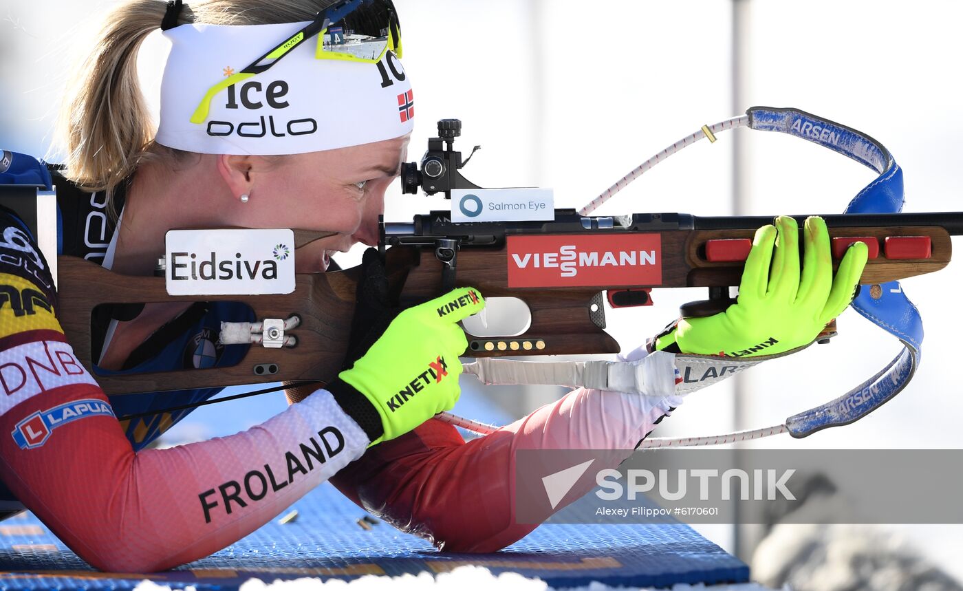 Italy Biathlon Worlds Women Individual Race