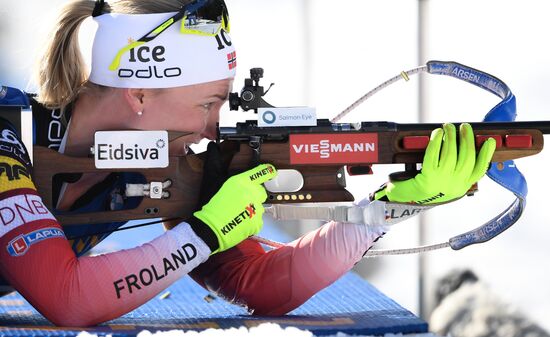 Italy Biathlon Worlds Women Individual Race