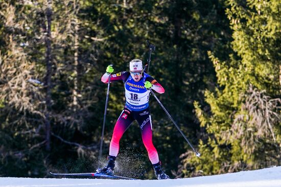 Italy Biathlon Worlds Women Individual