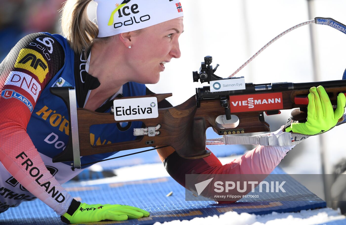 Italy Biathlon Worlds Women Individual Race