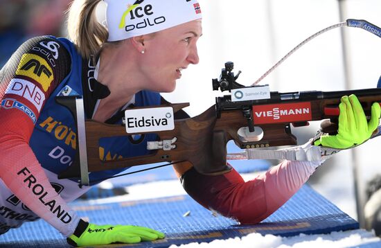 Italy Biathlon Worlds Women Individual Race