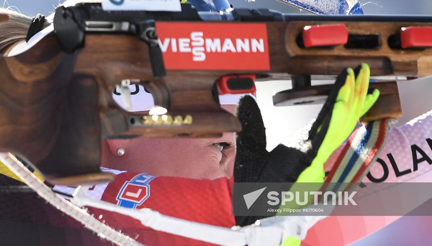 Italy Biathlon Worlds Women Individual Race