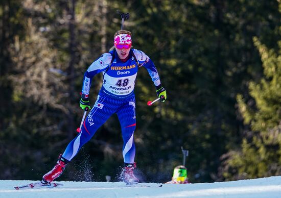 Italy Biathlon Worlds Women Individual