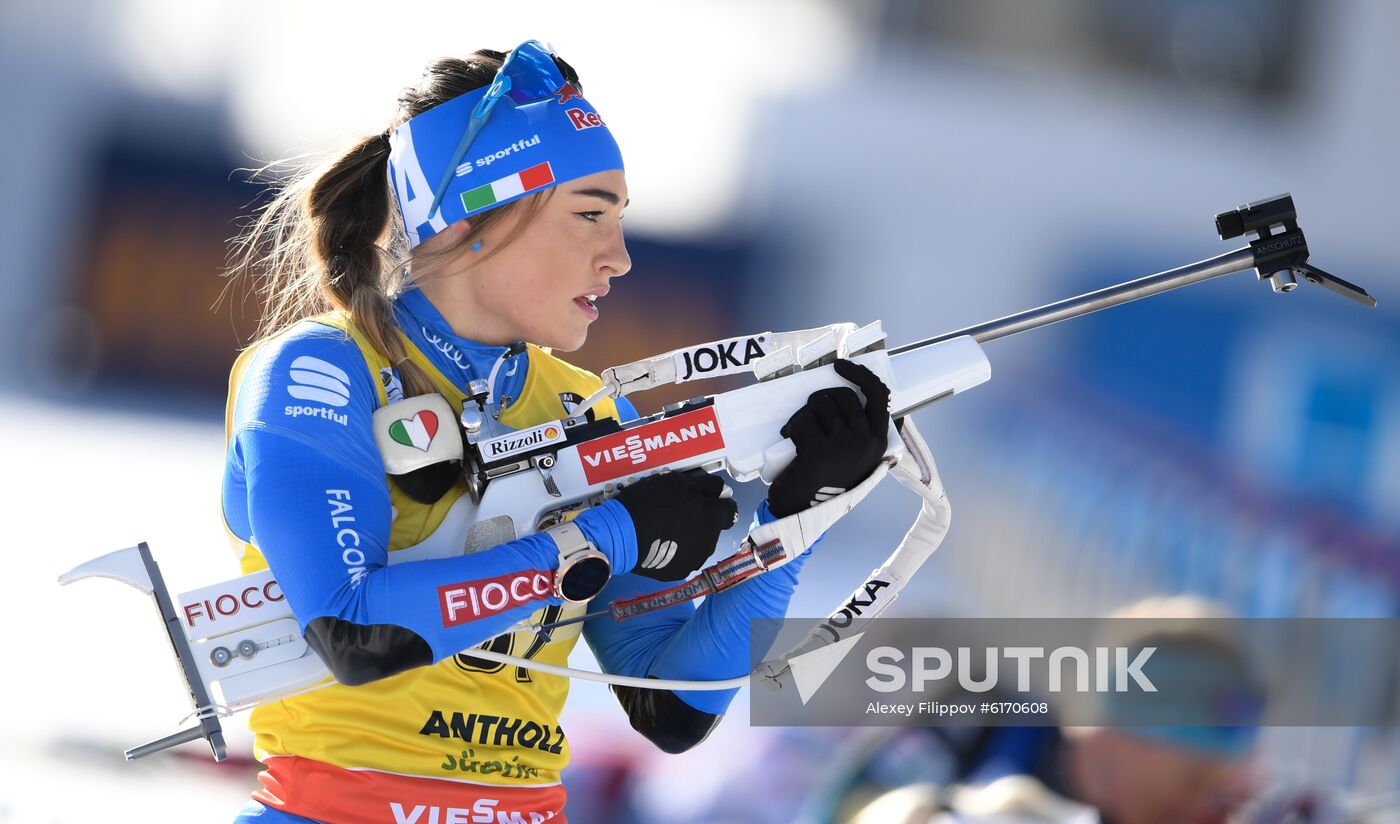 Italy Biathlon Worlds Women Individual Race