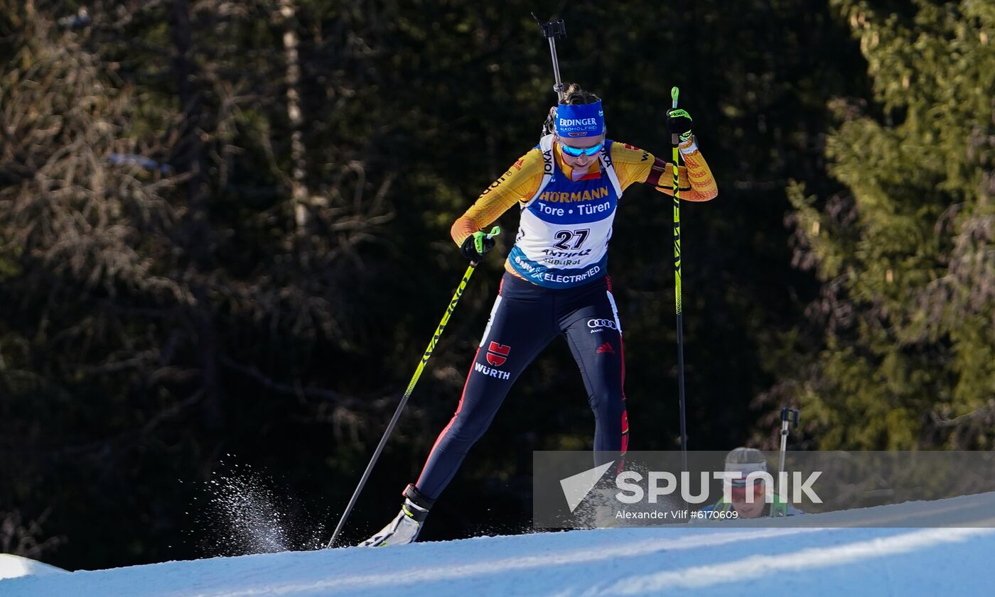 Italy Biathlon Worlds Women Individual