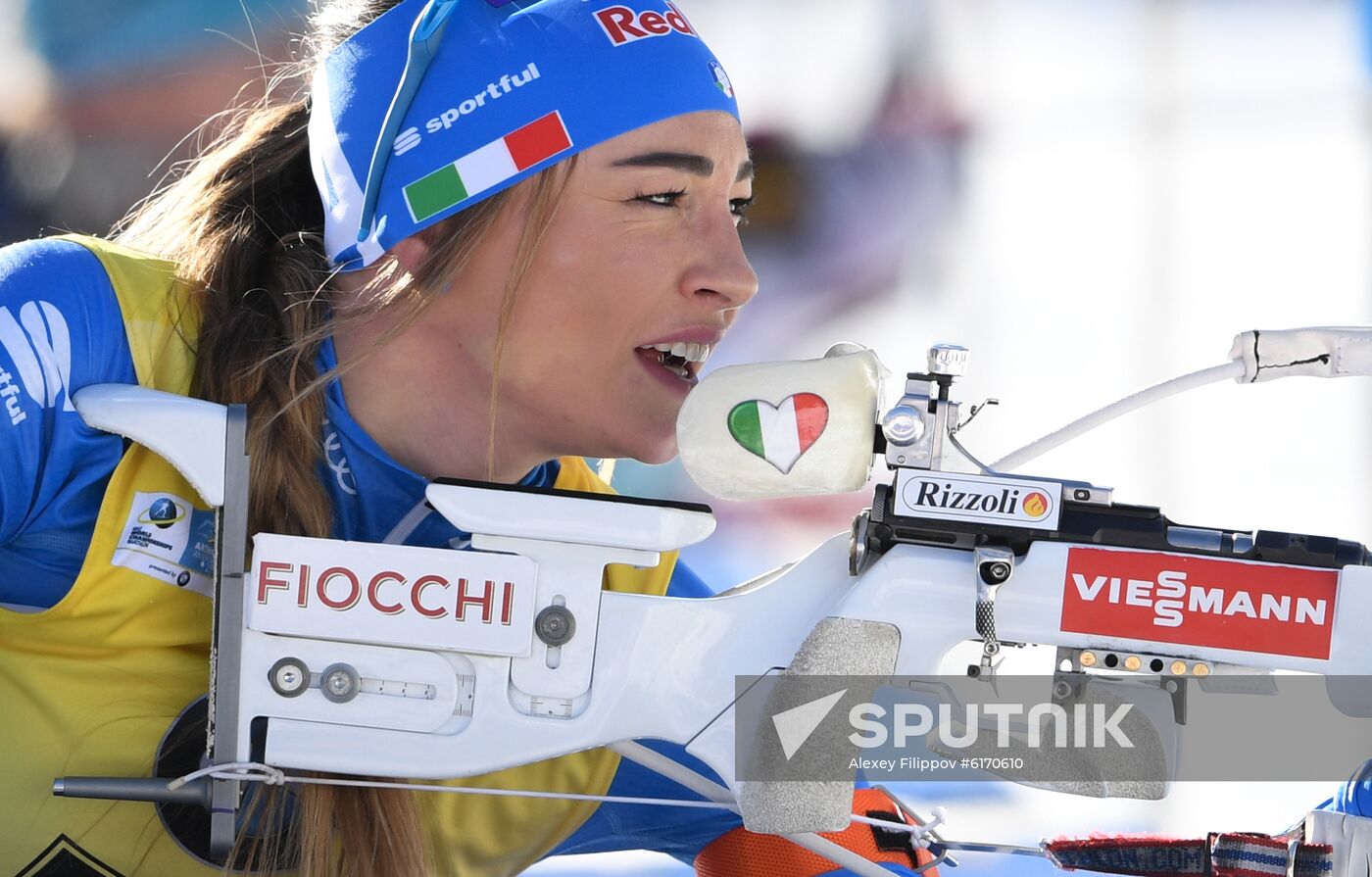 Italy Biathlon Worlds Women Individual Race