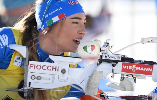 Italy Biathlon Worlds Women Individual Race