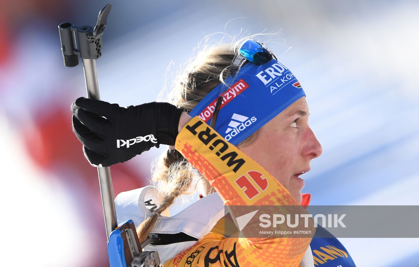 Italy Biathlon Worlds Women Individual Race