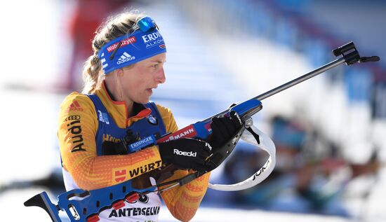 Italy Biathlon Worlds Women Individual Race