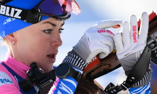 Italy Biathlon Worlds Women Individual Race