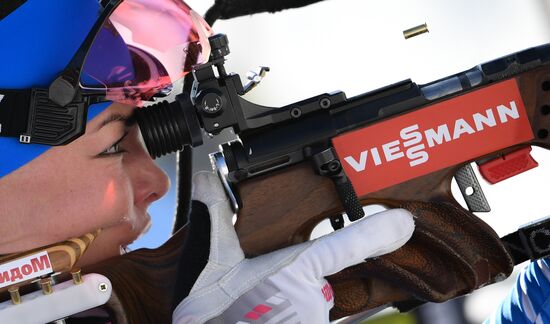 Italy Biathlon Worlds Women Individual Race